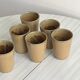 Set of 6 ancient stoneware cups