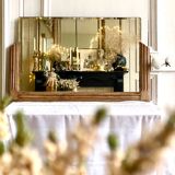 Wooden mirror 30s, 71x44 cm