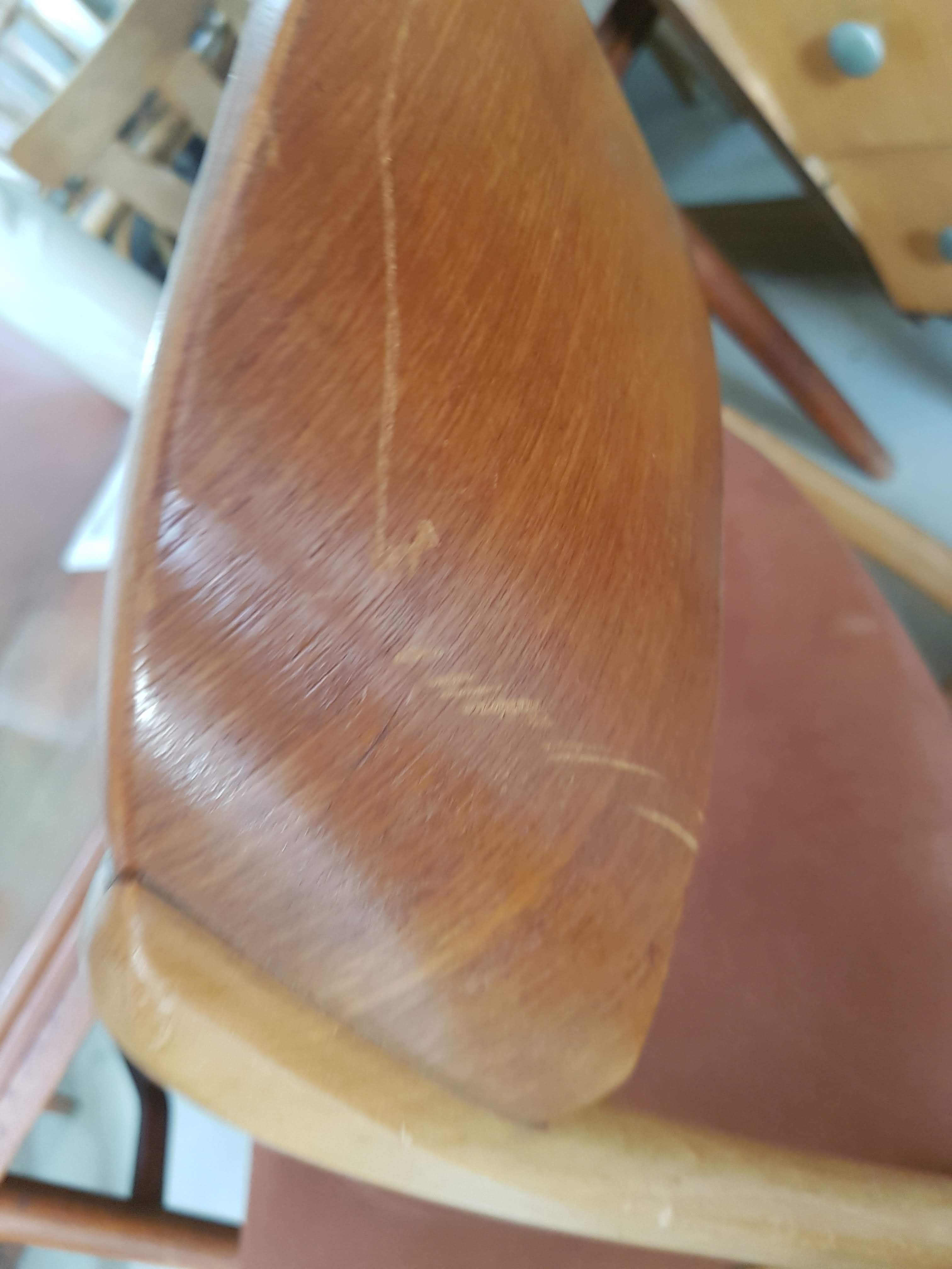 Suite de 4 chaises traineaux Baumann, 1960