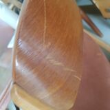 Suite of 4 chairs sleds Baumann, 1960s
