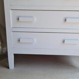 White vintage chest of drawers