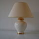 Lampe de table ceramique craquelee