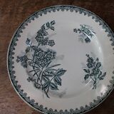 Set of 7 flat plates Sté Amandinoise St Amand, model Margot