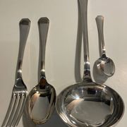 Christofle, Modèle América, Art Déco, Ménagère 37 pièces Métal Argenté