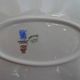 Fish plate limoges "corail la mer" porcelain a. giraud & cie sauviat