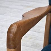 1970s, Danish armchair by Fritz Hansen, furniture wool, beech wood.