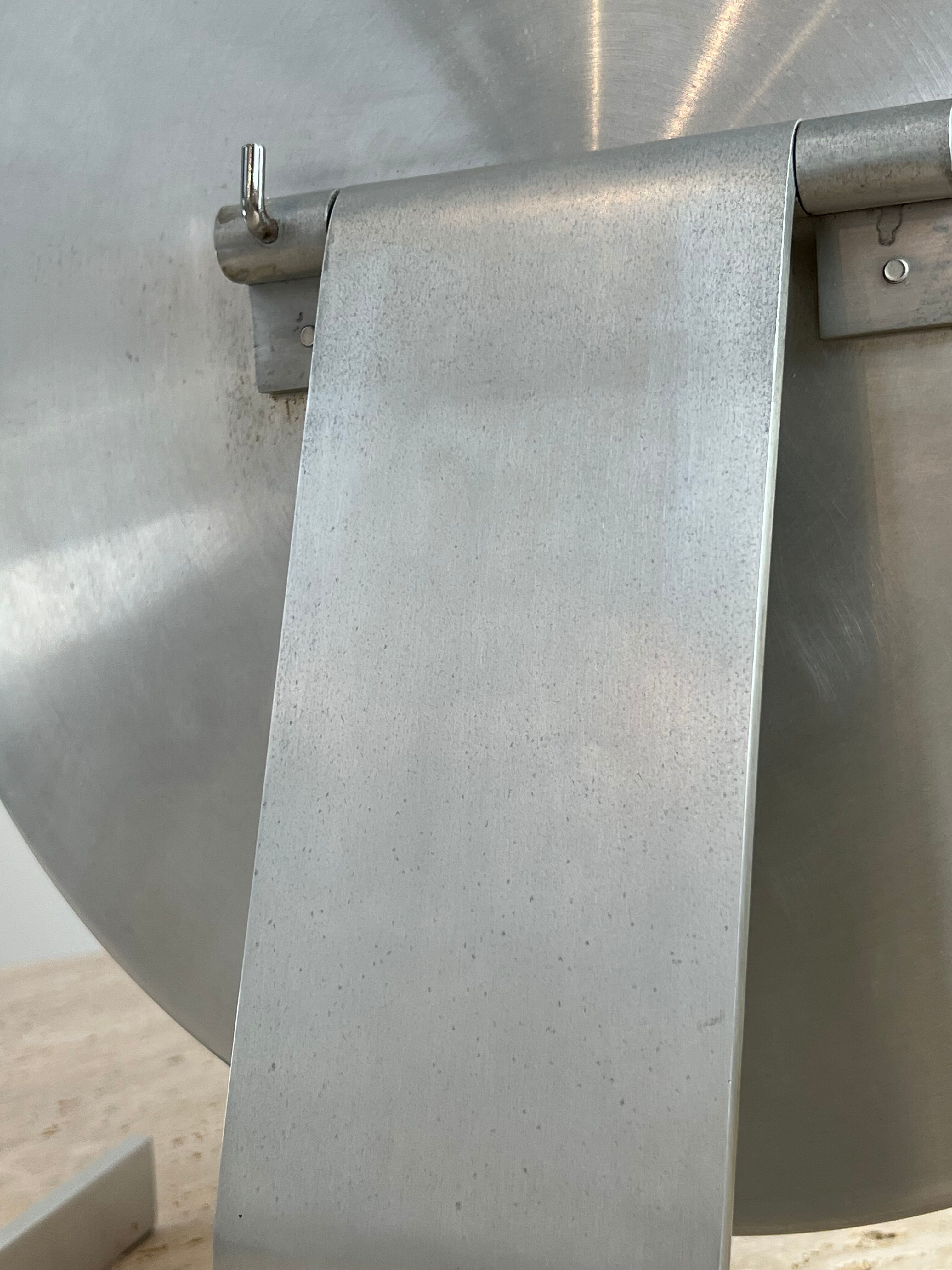 Circular mirror by Pierre Vandel France 70s 47x44cm