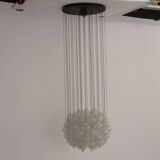 Kalmar 'Tulipan' Chandelier Pendant Light, Blown Glass, 1970