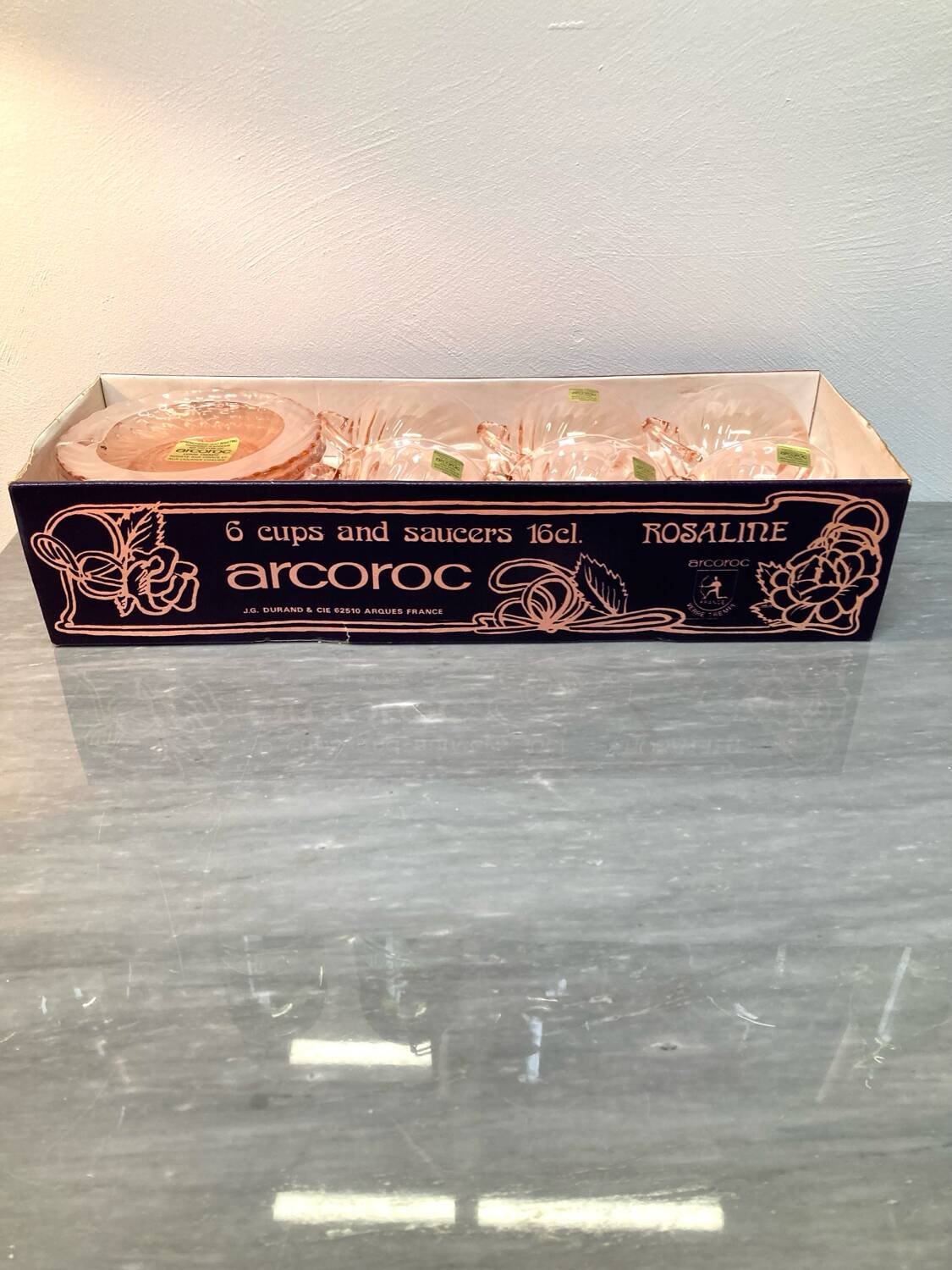 Rosaline arcoroc cups