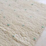 Moroccan Beni Ourain rug with dots - 297 x 205 cm