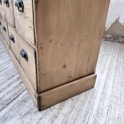 Meuble de métier pin à tiroirs 1950