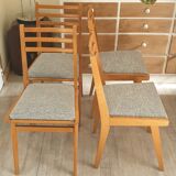 Suite of four vintage chairs