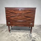Vintage rosewood furniture / drop-leaf table