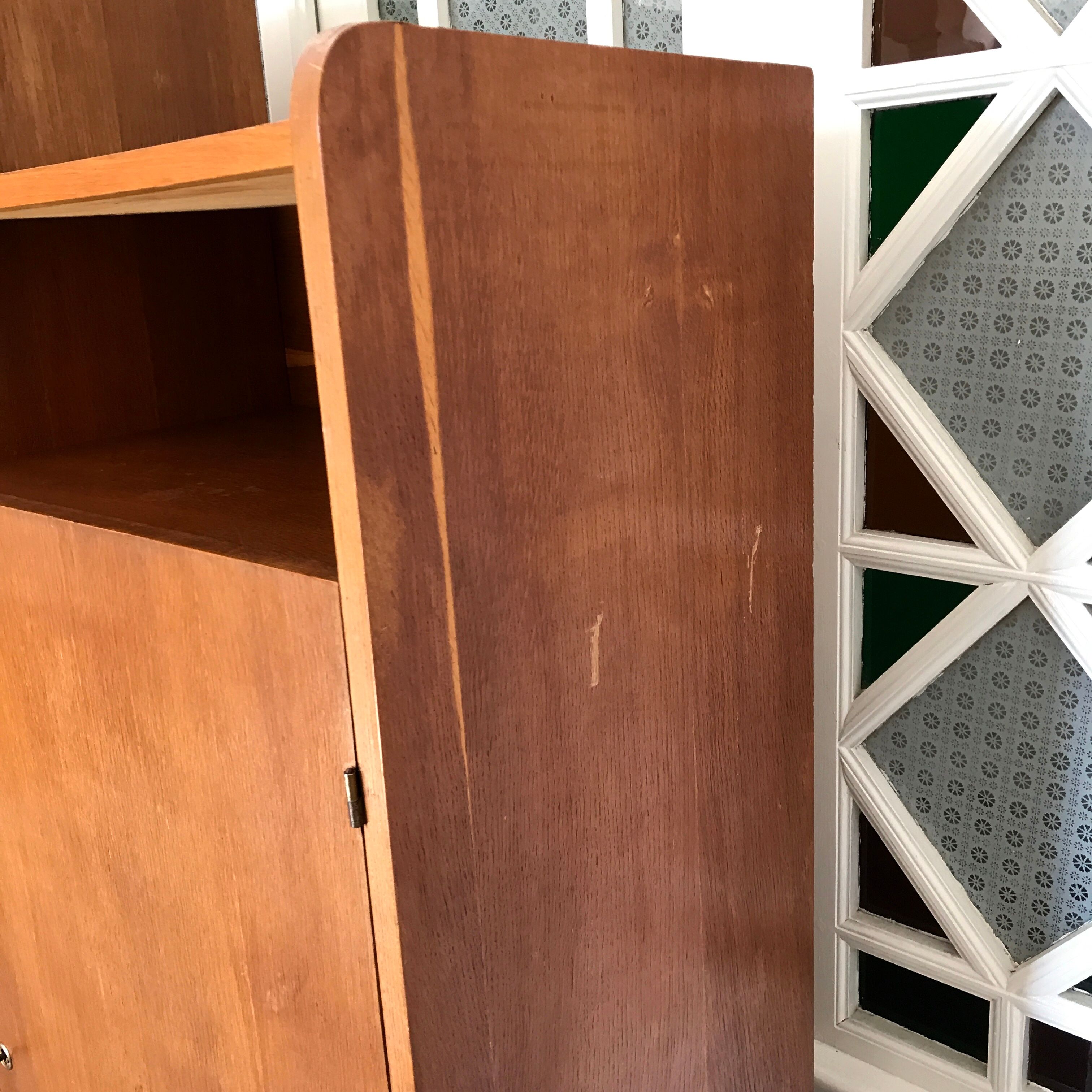 Asymmetric Cabinet wooden