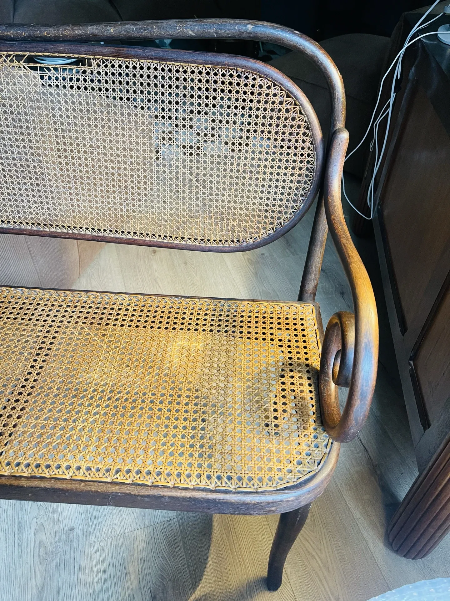 Banquette thonet début xxeme