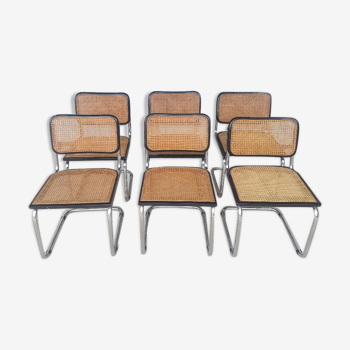 Lot of 6 chairs by Marcel Breuer