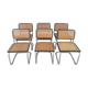 Lot of 6 chairs by Marcel Breuer
