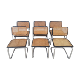 Lot of 6 chairs by Marcel Breuer