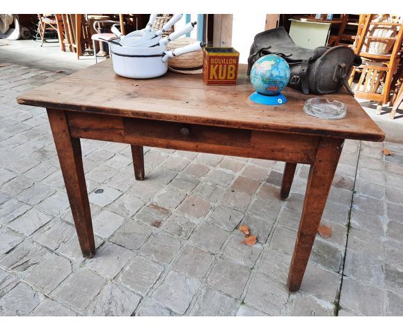 Vintage antique farmhouse table