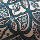 Round dish in artisanal ceramic from Safi in Morocco