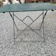 Old folding iron garden table