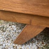 Vintage chest of drawers compass feet