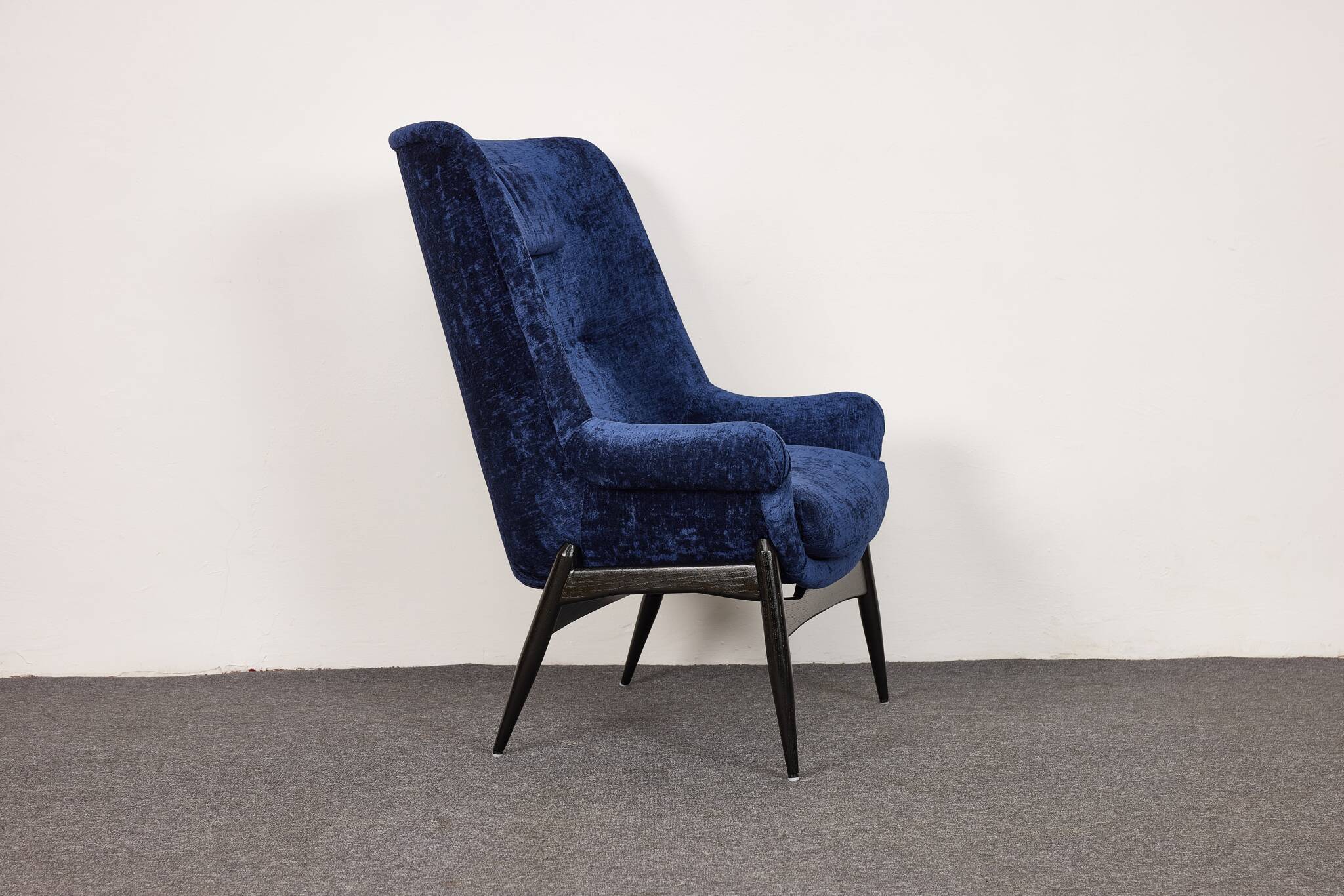 Mid-century, large lounge armchair by Júlia Gaubek, 1960s, Hungary