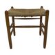 Vintage Stool Danish Papercord Rope Stool Mid Century Ottoman
