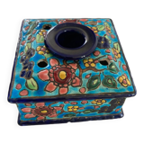 Longwy enamel inkwell