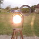 Industrial lamp spot photo on tripod geometre chéne de l'armée