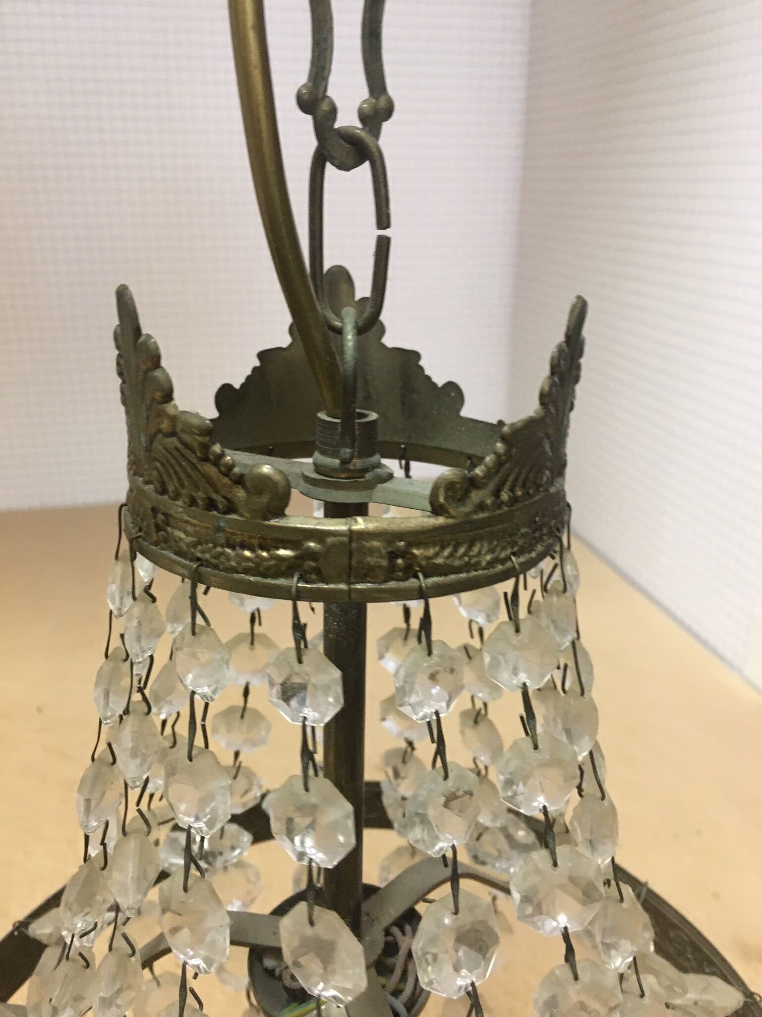 Balloon chandelier with stamps