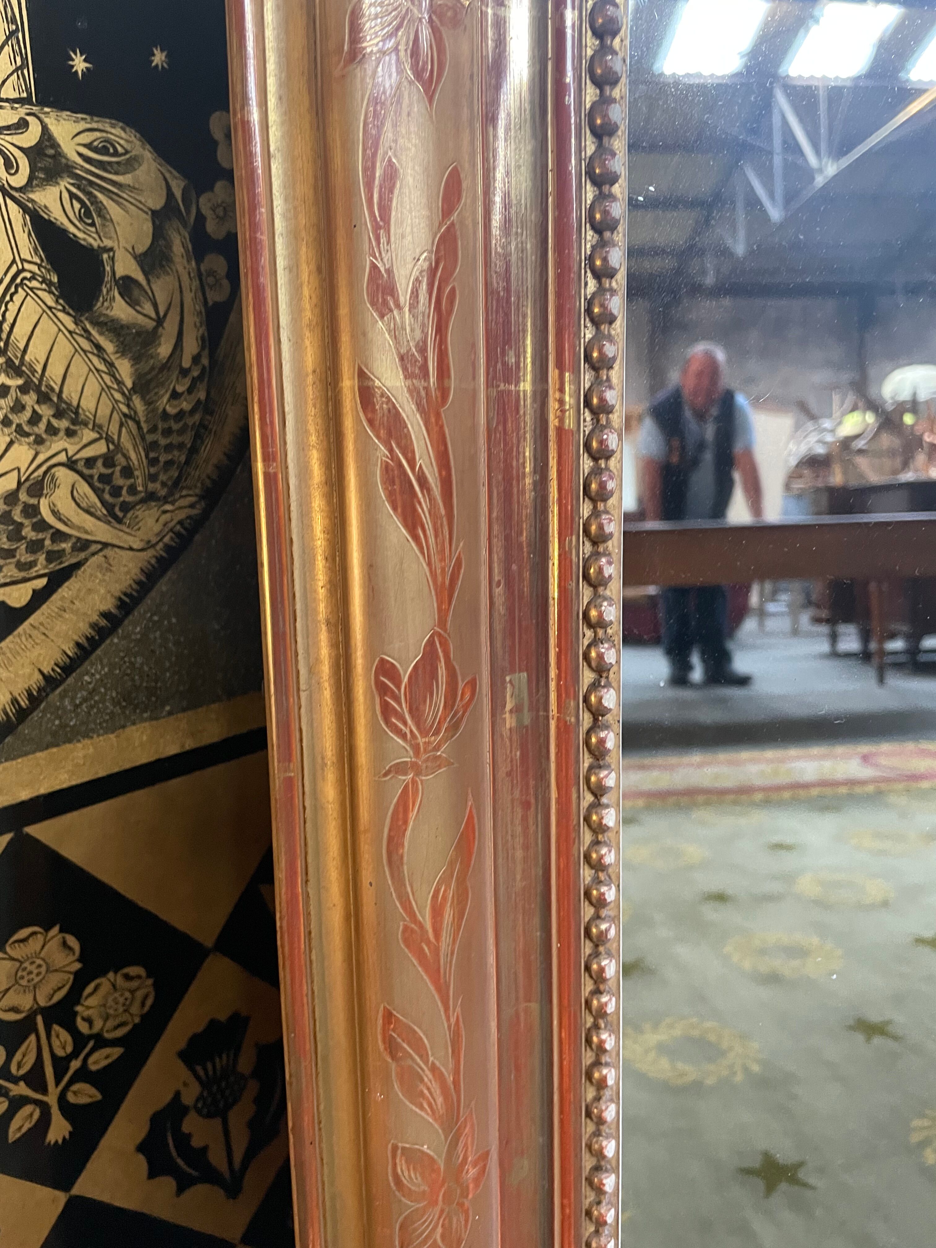 Mirror era Louis Philippe gold leaf 94x127cm