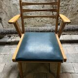 Pair of vintage modernist armchairs from the 50s