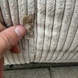 Ligne Roset Togo 3 places, 2 places et d'angle en velours côtelé beige