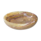 Empty cup pocket in vintage alabaster