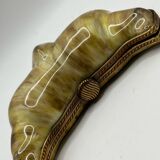 Porcelain box in the shape of a crescent