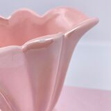 Iridescent pink vase year 80