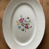 Oval dish Digoin Sarreguemines
