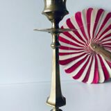 Antique bronze candle holder