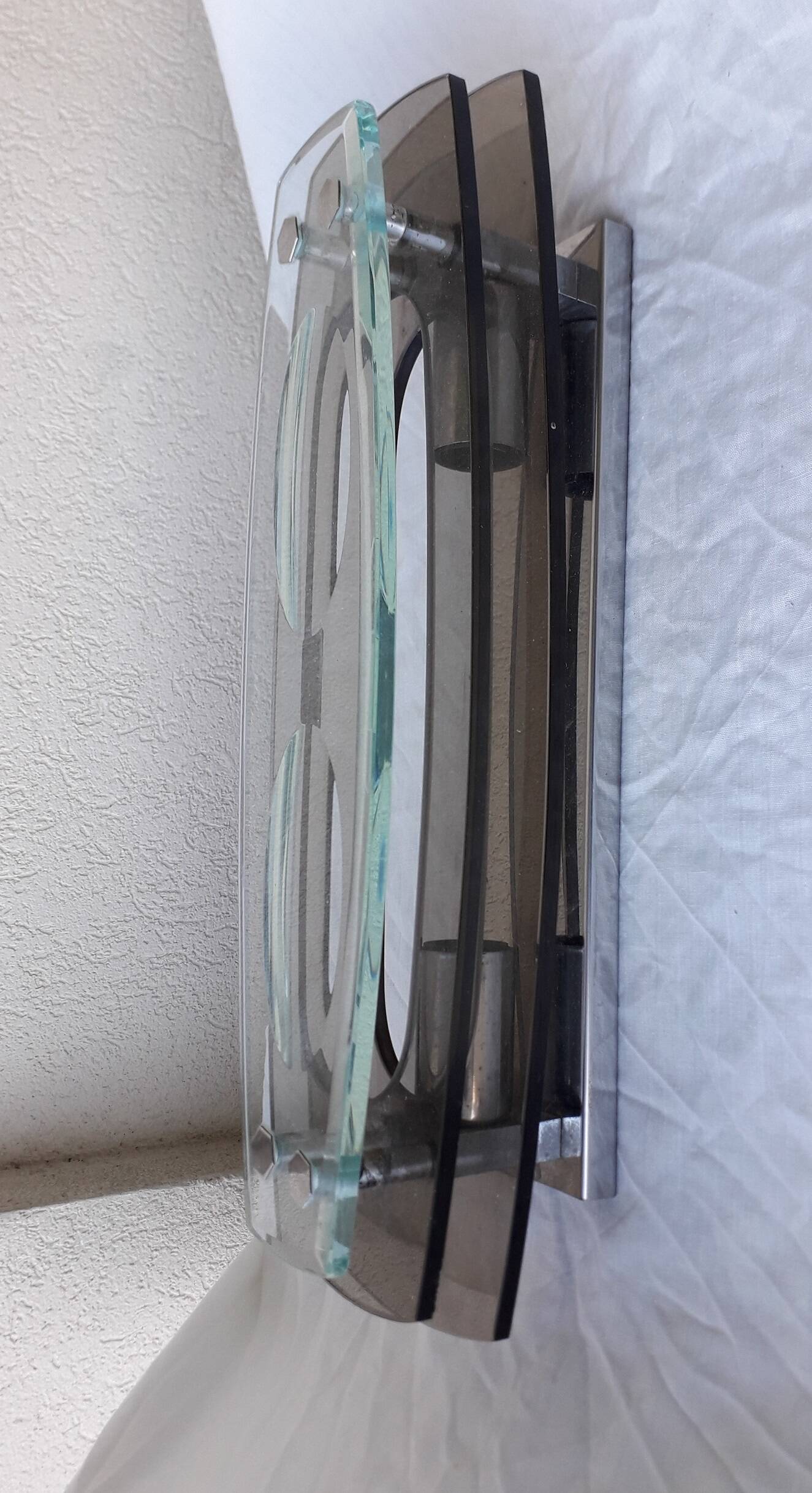 Veca glass wall lamp