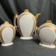 Art Deco, 9-piece Limoges porcelain coffee service circa 1930