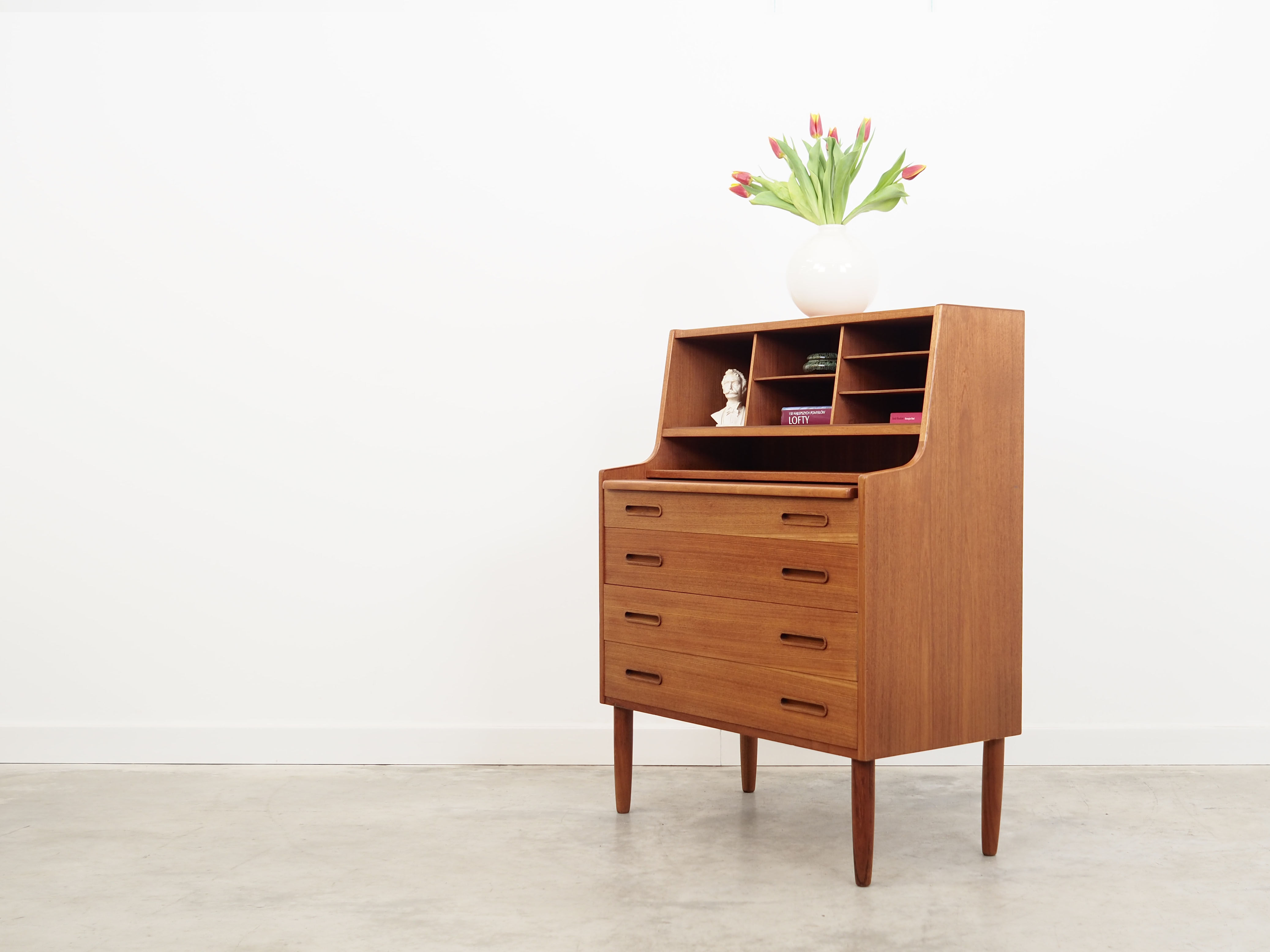 Teak secretary, Danish design, 1960s, production: Denmark