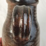 Pitcher in glazed stoneware Fontgombault