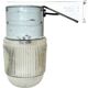 Industrial Aluminium Wall Light with Ribbed Glass from Elektrosvit, 1970s