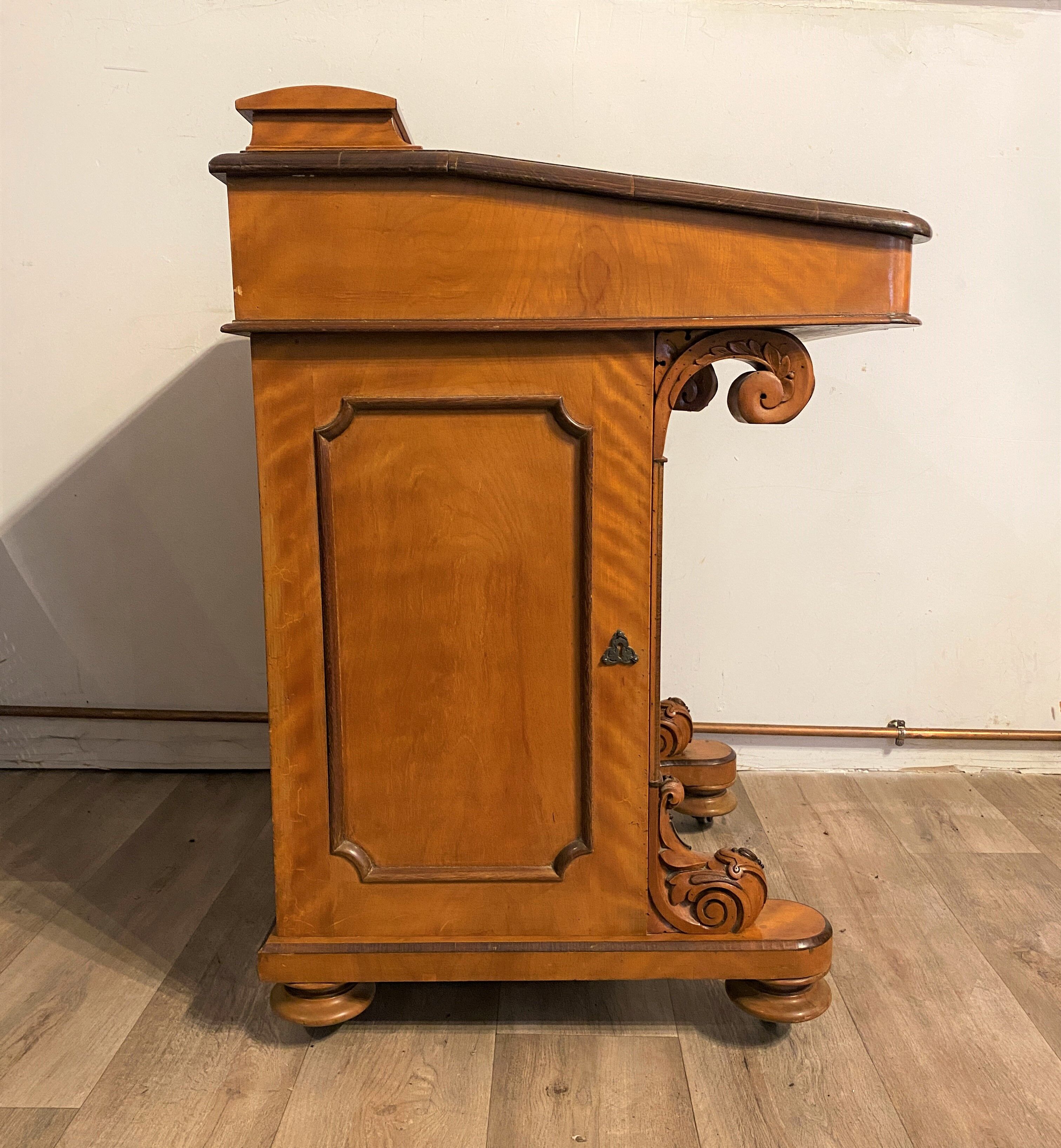 Bureau Davenport Anglais XIXème siècle