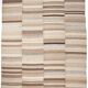Brown & Beige Striped Large Vintage Kilim Rug, 306x336Cm