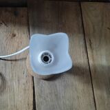 Bedside lamp base reconstituted stone tulip polished glass original