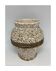 Crisped enamel vase