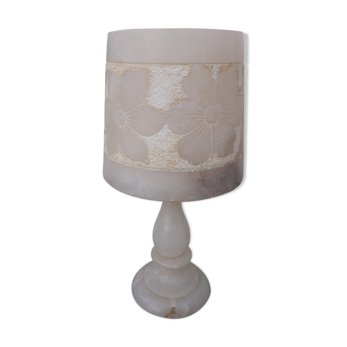 Alabaster tablelamp mid-century