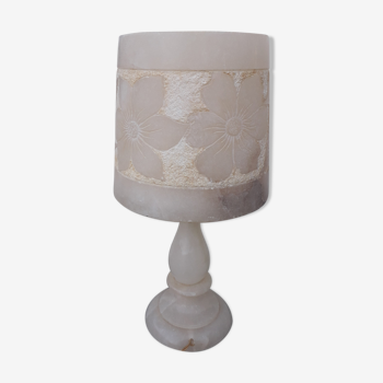 Alabaster tablelamp mid-century